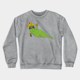 Solid Green Mexican Drinking Worm from Bridesmaids Crewneck Sweatshirt